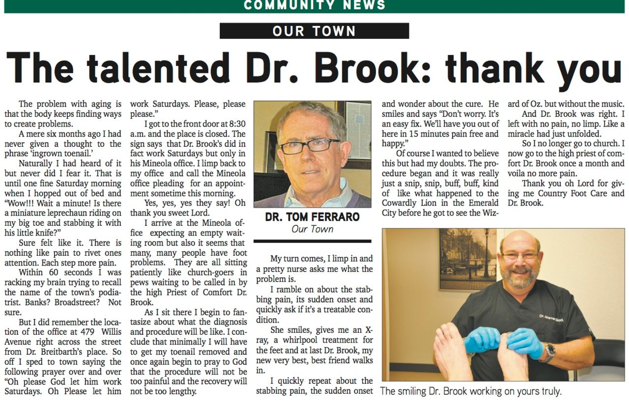 The talented Dr. Brook
