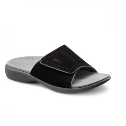 connor black sandal