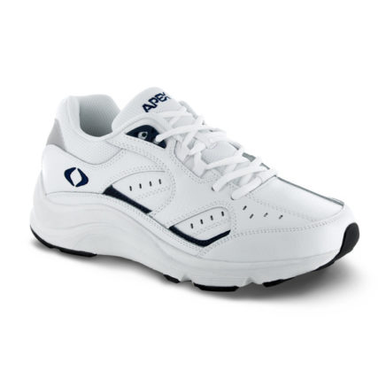 men's apex athletic lace walker white sneaker