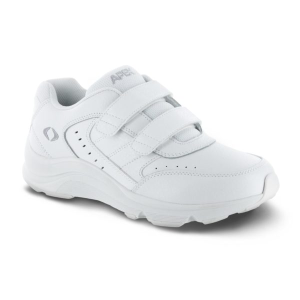 men's apex strap walker white sneaker