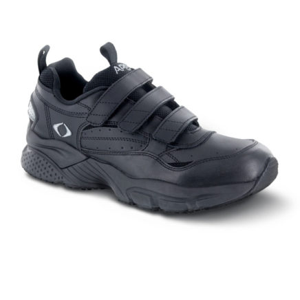 men's apex triple strap walker black sneaker