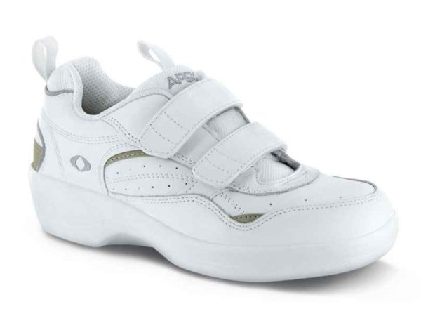 women's apex double strap walker 2 white sneaker